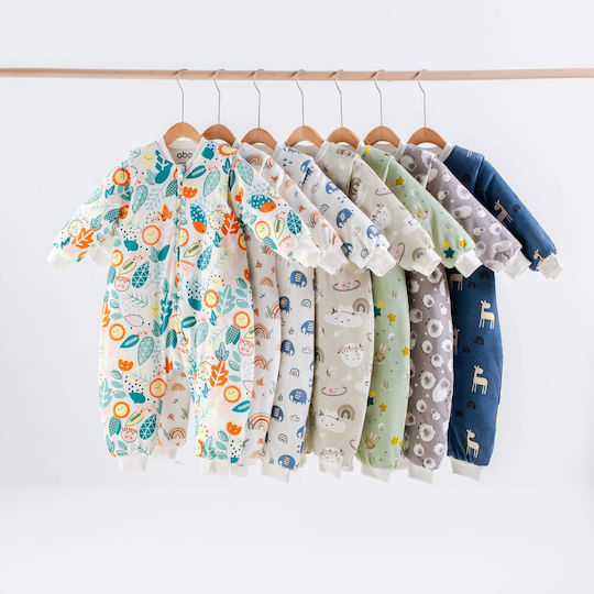 abo Winter Sleeping Bag with Feet 2.5 Tog Flowers