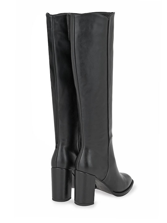 Damenstiefel mit hohem Absatz Schwarz