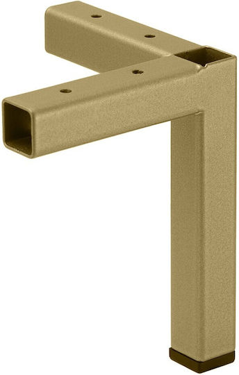 Roline Metallic Furniture Leg 9.3x1.8x12cm Gold