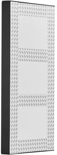 3D Wall Panels Adhesive Black 59.944x29.972cm 4 Pieces