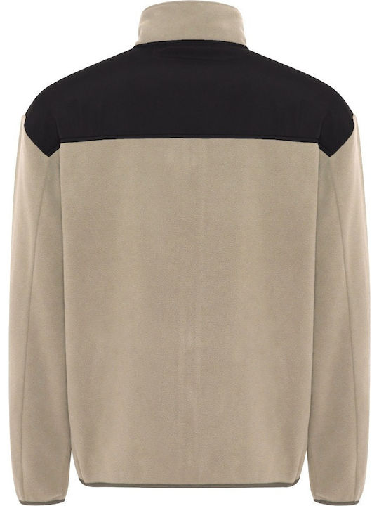 Ανδρική Ζακέτα Fleece Μπεζ