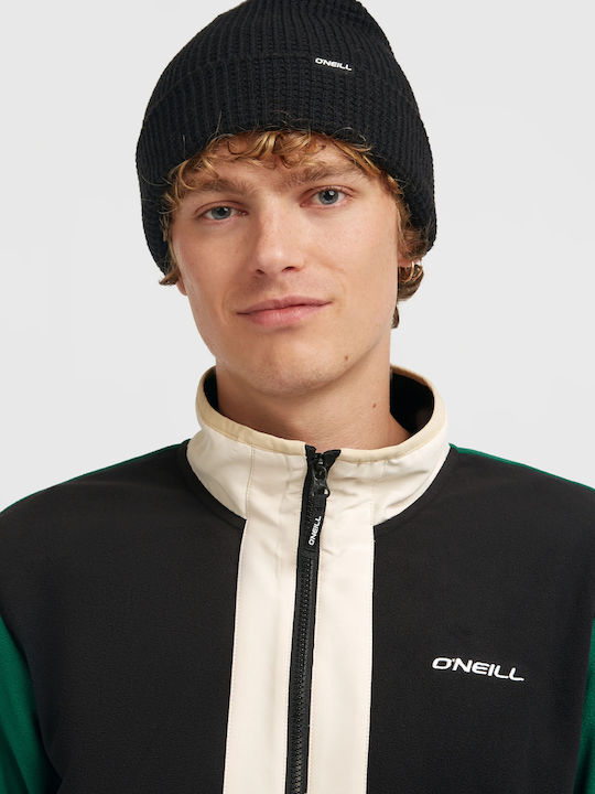 Beanie Unisex Σκούφος Πλεκτός σε Μαύρο χρώμα