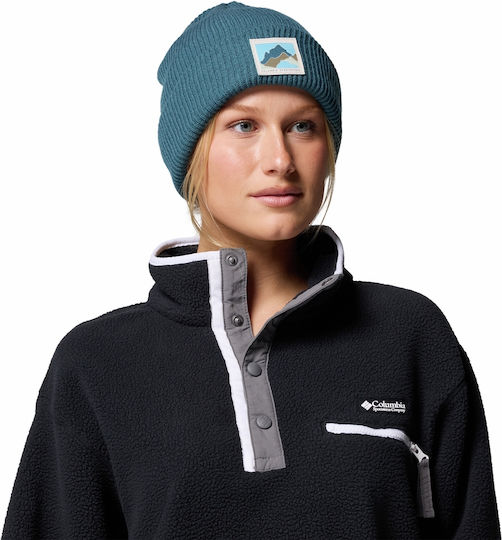 Beanie Unisex Beanie Knitted in Light Blue color