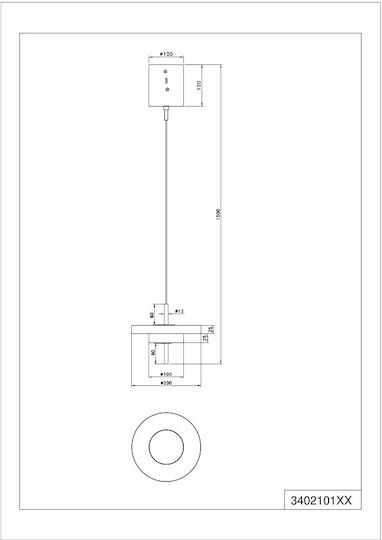Trio Lighting Keaton Κρεμαστό Φωτιστικό Trio Lighting Keaton Κρεμαστό Φωτιστικό