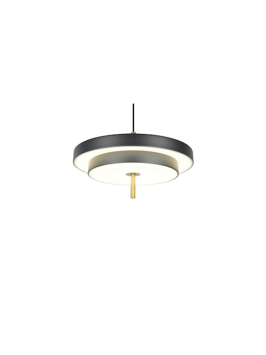 Trio Lighting Keaton Κρεμαστό Φωτιστικό Μαύρο