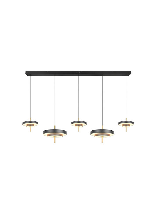 Trio Lighting Keaton Pendant Light Black