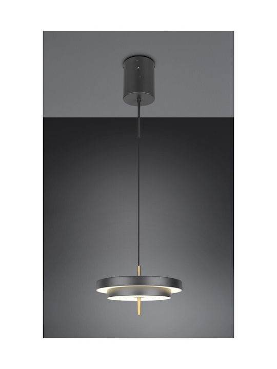 Trio Lighting Keaton Κρεμαστό Φωτιστικό Μαύρο