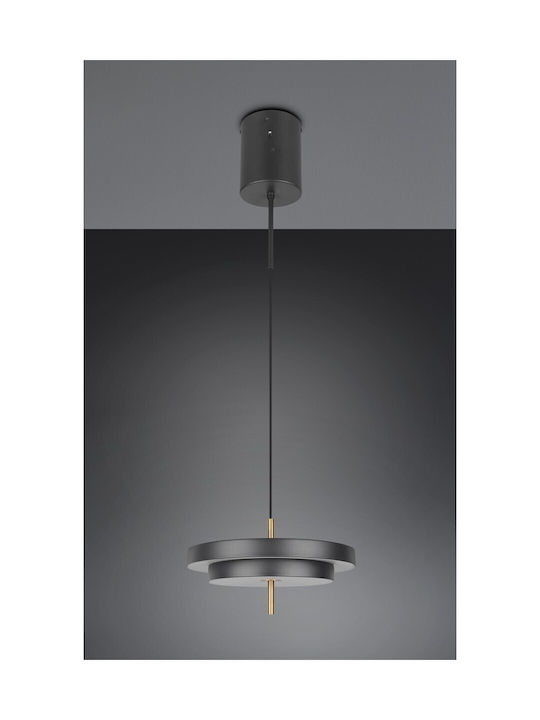 Trio Lighting Keaton Κρεμαστό Φωτιστικό Μαύρο