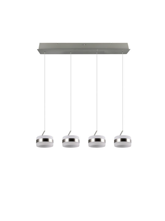 Trio Lighting Dios Κρεμαστό Φωτιστικό Ασημί