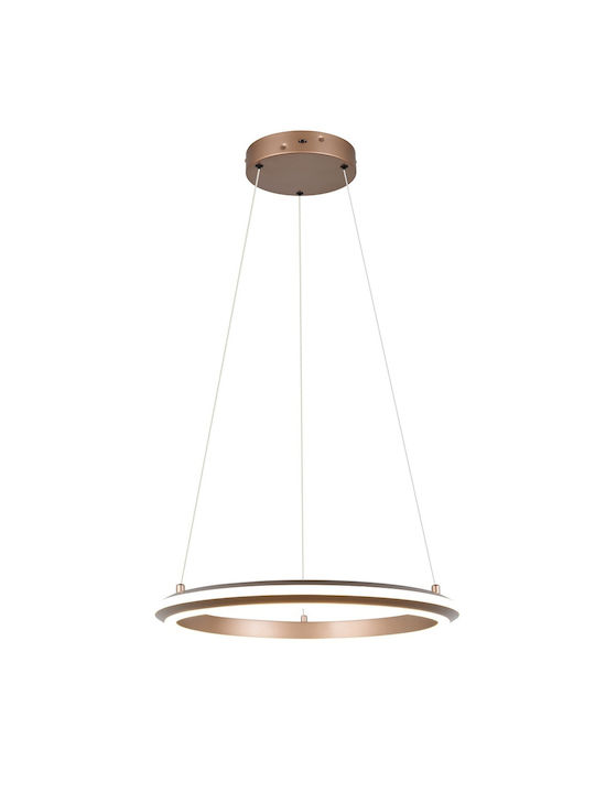 Trio Lighting Amador Κρεμαστό Φωτιστικό Καφέ
