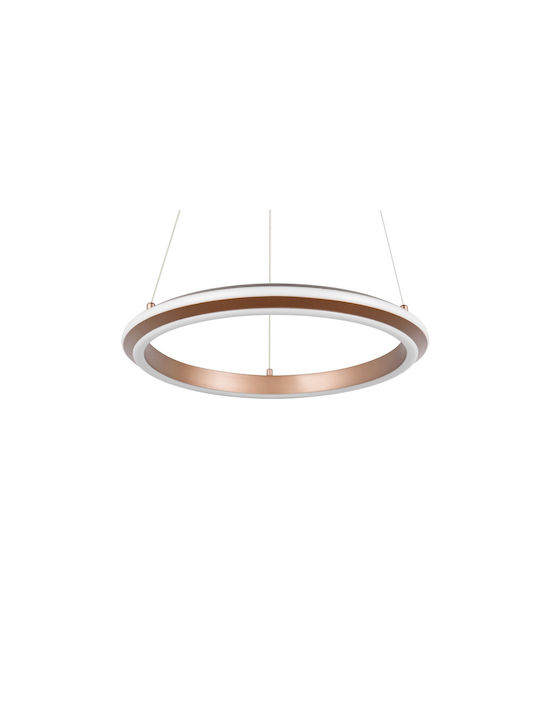 Trio Lighting Amador Κρεμαστό Φωτιστικό Καφέ