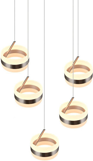 Trio Lighting Dios Pendant Light Silver