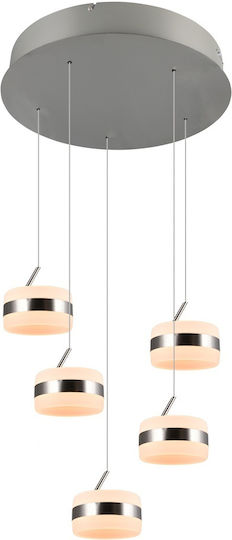 Trio Lighting Dios Pendant Light Silver