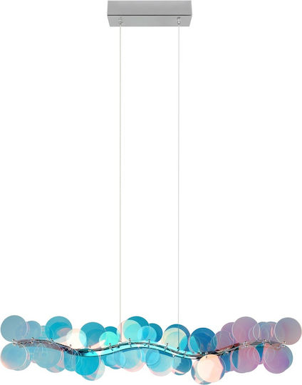 Trio Lighting Κρεμαστό Φωτιστικό Διάφανο