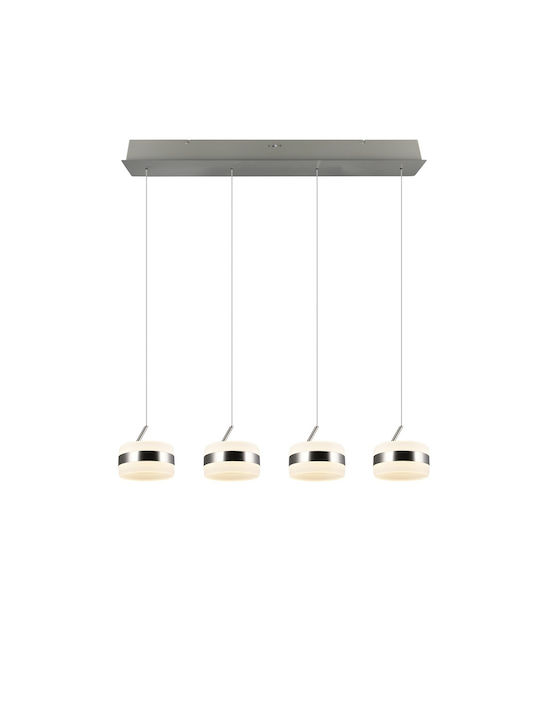 Trio Lighting Dios Κρεμαστό Φωτιστικό Ασημί