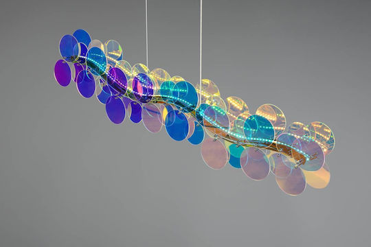 Trio Lighting Κρεμαστό Φωτιστικό Διάφανο