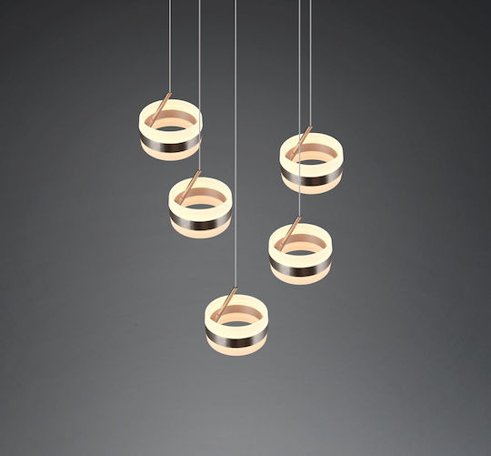 Trio Lighting Dios Pendant Light Silver