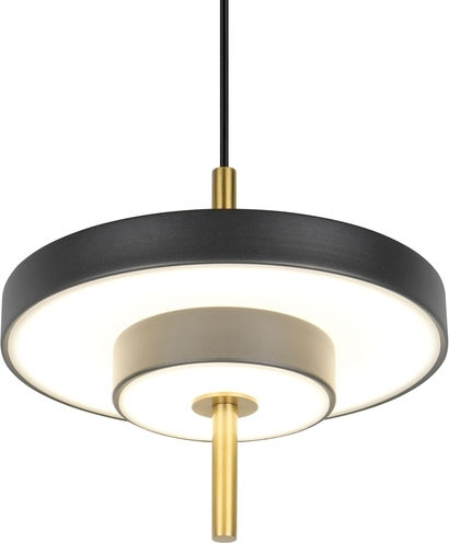 Trio Lighting Keaton Висящо Осветително Тяло Черен