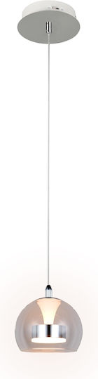 Trio Lighting Flynt Pendant Light Silver