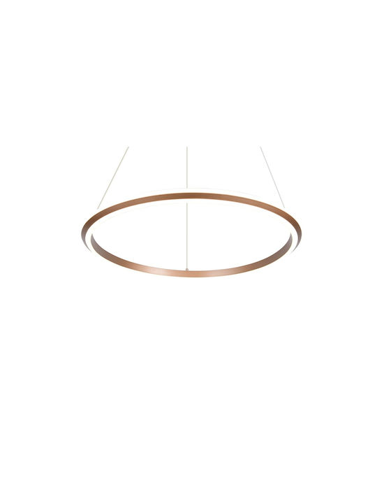 Trio Lighting Amador Κρεμαστό Φωτιστικό Καφέ