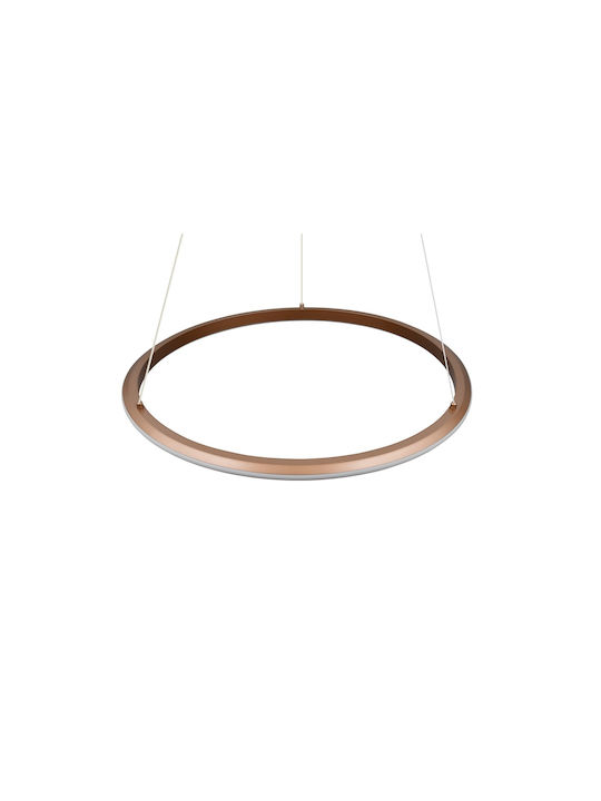 Trio Lighting Amador Κρεμαστό Φωτιστικό Καφέ