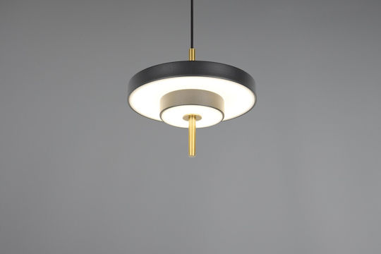 Trio Lighting Keaton Висящо Осветително Тяло Черен