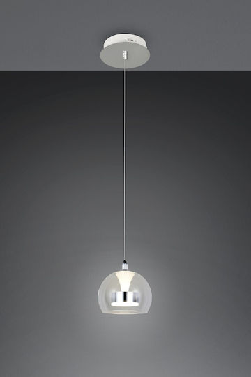 Trio Lighting Flynt Pendant Light Silver