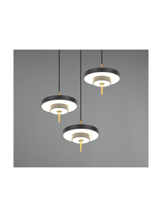Trio Lighting Keaton Κρεμαστό Φωτιστικό Μαύρο