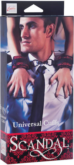 Calexotics Scandal Universal Cuffs Handschellen in Rot Farbe