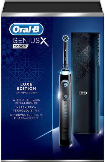 Oral-B Genius X 20000 Luxe Edition Elektrische Zahnbürste mit Reiseetui