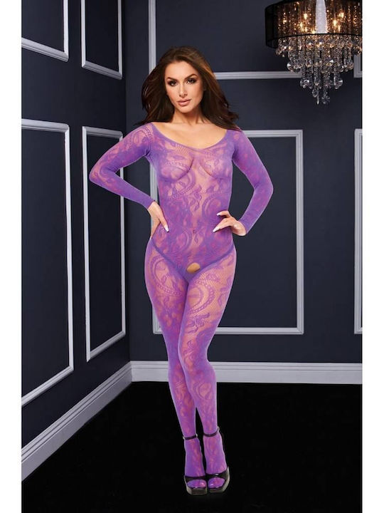 Baci Lingerie Sexy Bodystocking Purple