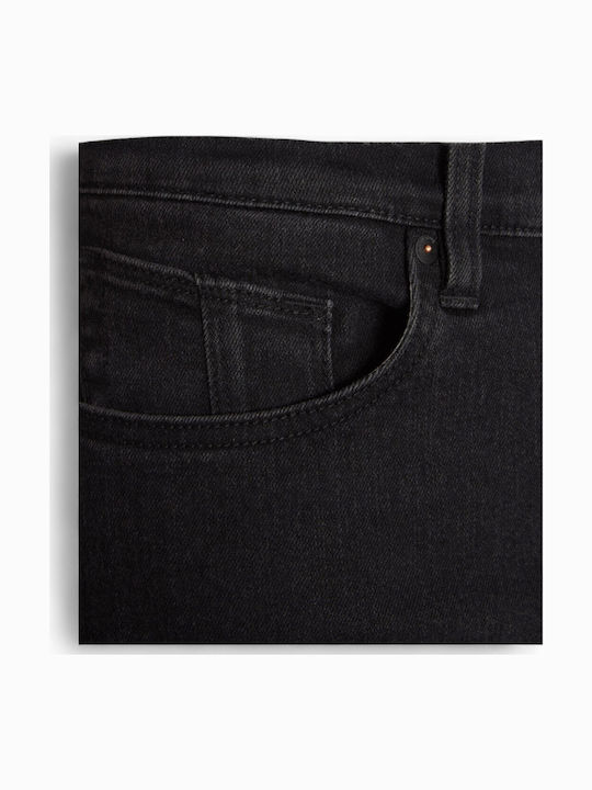 Vorta Ανδρικό Παντελόνι Τζιν Ελαστικό με Slim Baggy Εφαρμογή Μαύρο