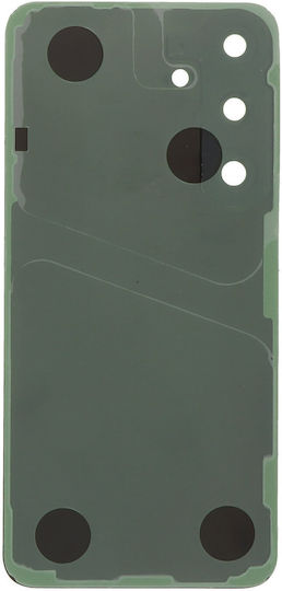 Battery Cover Battery Door + Battery Door Adhesive + Back Camera Lens Bezel Blueblack for Galaxy S25+