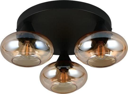 Trio Lighting Plafonieră de Tavan Galben Miere