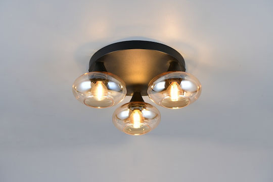 Trio Lighting Plafonieră de Tavan Galben Miere
