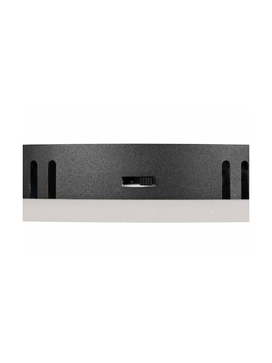 Trio Lighting Πλαφονιέρα Οροφής Μαύρη
