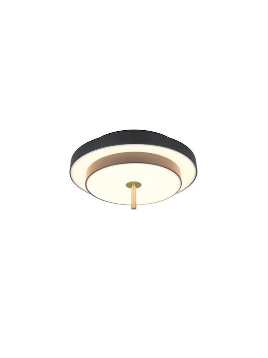 Trio Lighting Keaton Plafonieră de Tavan Neagră