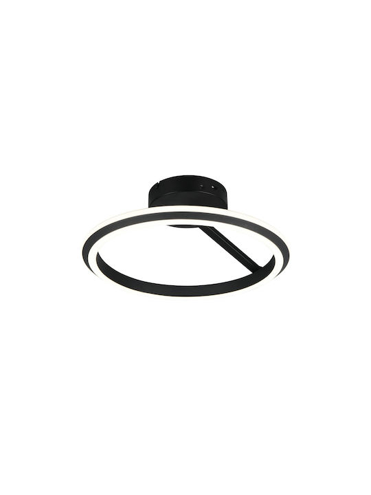 Trio Lighting Amador Ceiling Mount Light Black