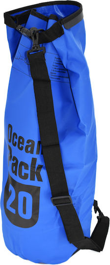Ocean Pack Στεγανός Σάκος Ώμου / Χειρός 20lt Μπλε