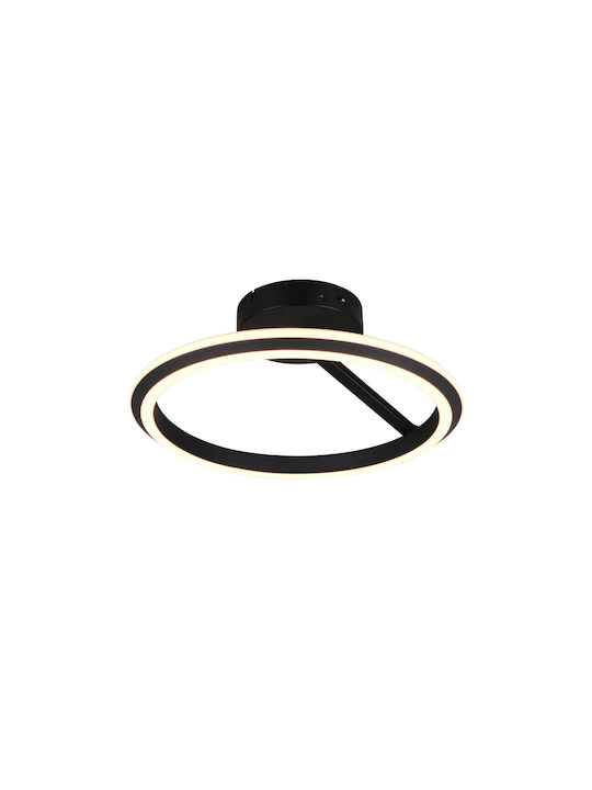 Trio Lighting Amador Ceiling Mount Light Black