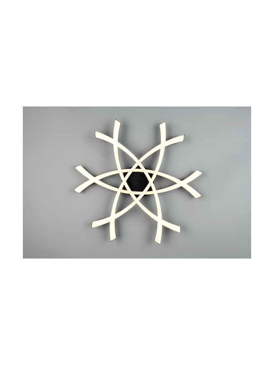 Trio Lighting Ceiling Mount Light Black with Integrated LED