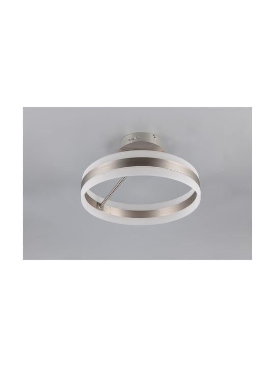 Trio Lighting Dios Πλαφονιέρα Οροφής Ασημί