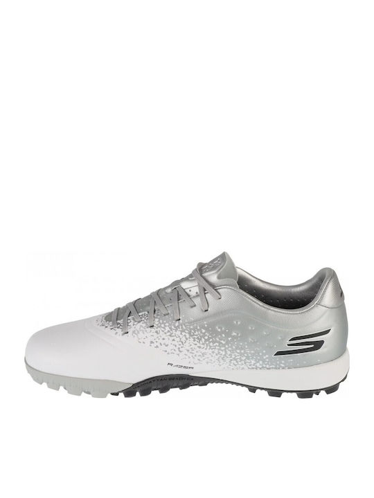 Skechers Razor 15 Academy TF Football Shoes With Molded Cleats White