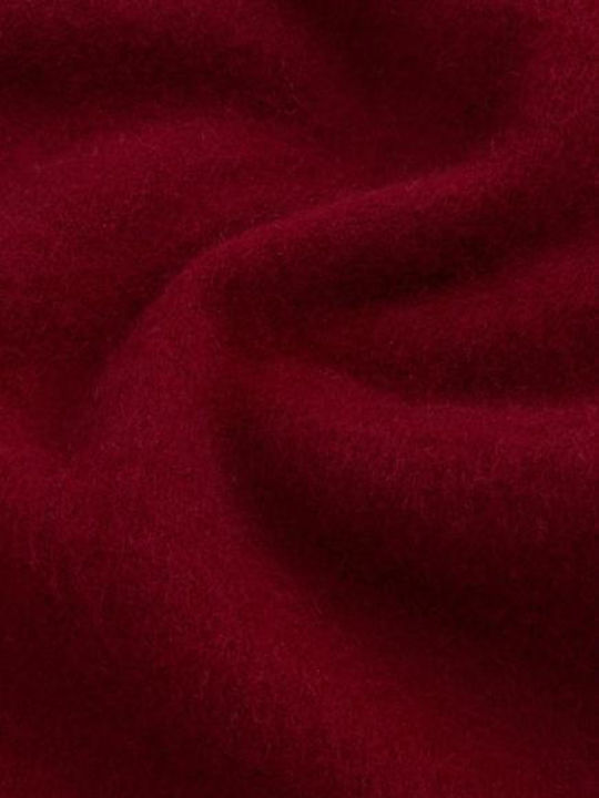 Lambswool Men's Scarf Red