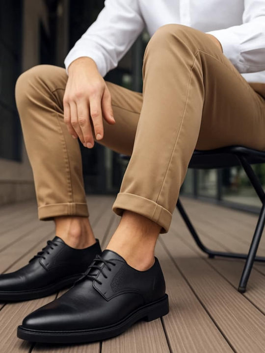 Men's Leather Casual Shoes Black