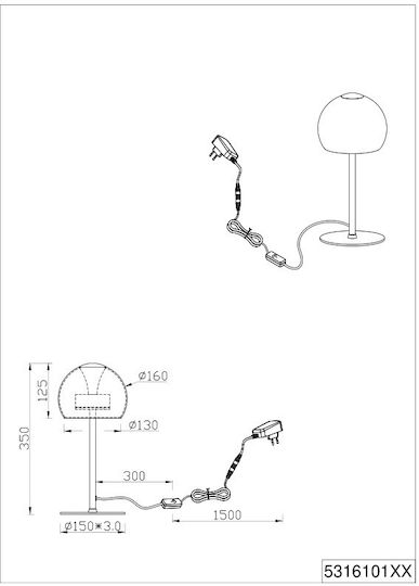 Trio Lighting Lămpi Decorative Pentru Masă Flynt Alb Natural Trio Lighting Lămpi Decorative Pentru Masă Flynt Alb Natural