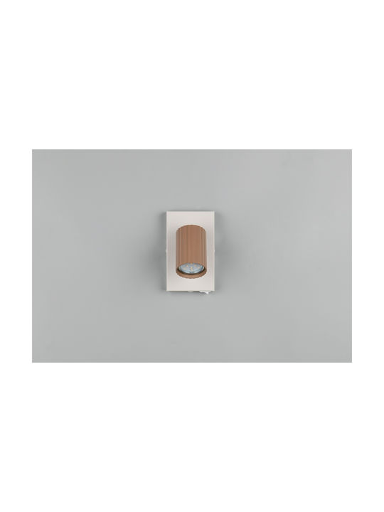 Trio Lighting Soka Σποτ σε Καφέ Χρώμα