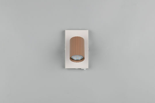 Trio Lighting Soka Σποτ σε Καφέ Χρώμα