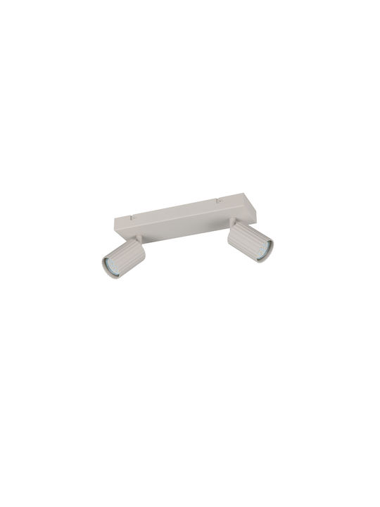 Trio Lighting Soka Σποτ σε Γκρι Χρώμα