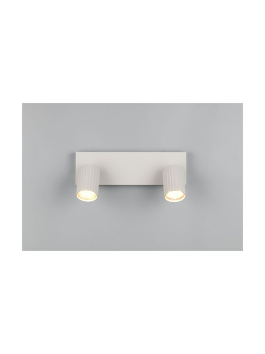 Trio Lighting Soka Σποτ σε Γκρι Χρώμα